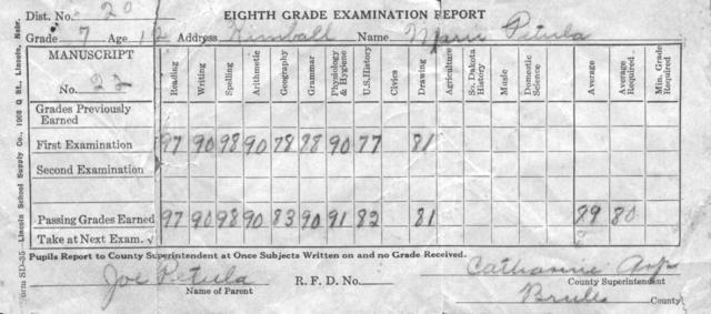 Jim-Hildebrand-Family-History/Mary-Petula-Family/640x480_1929-Mary-Petula-7th-Grd-Report-Card.jpg