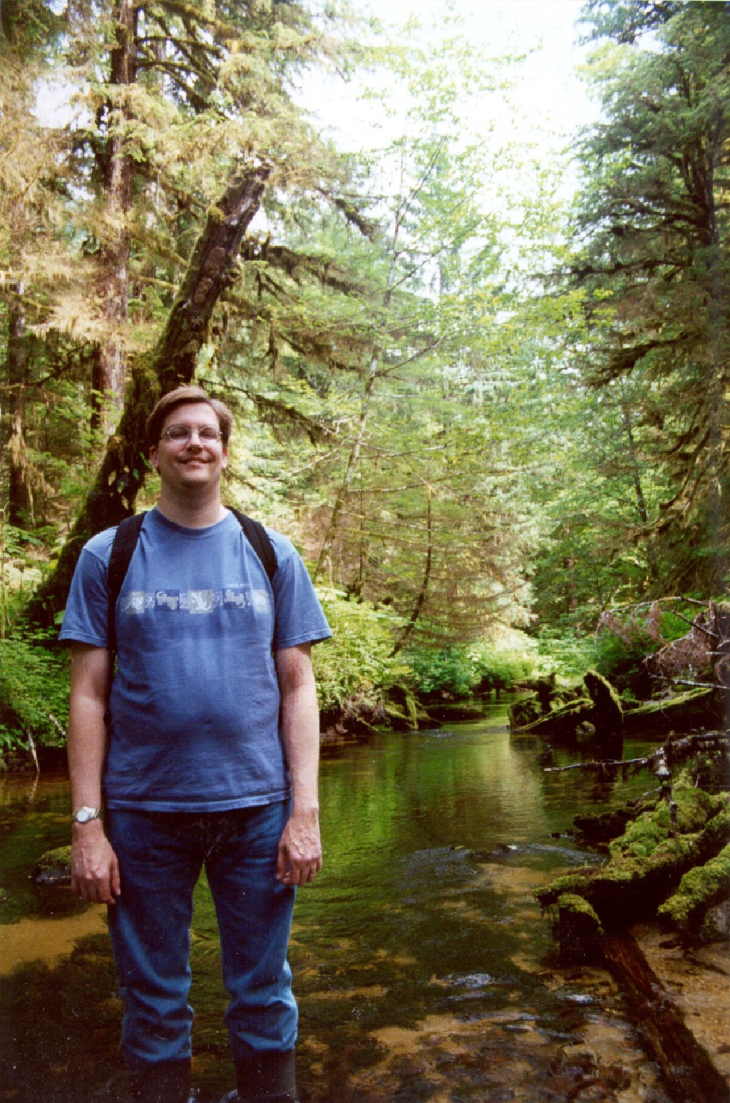 2000/07(July)/Alaska-Cruise-Lasater/1024x768_2000-07-Matt-In-Ketchikan-Hike.jpg