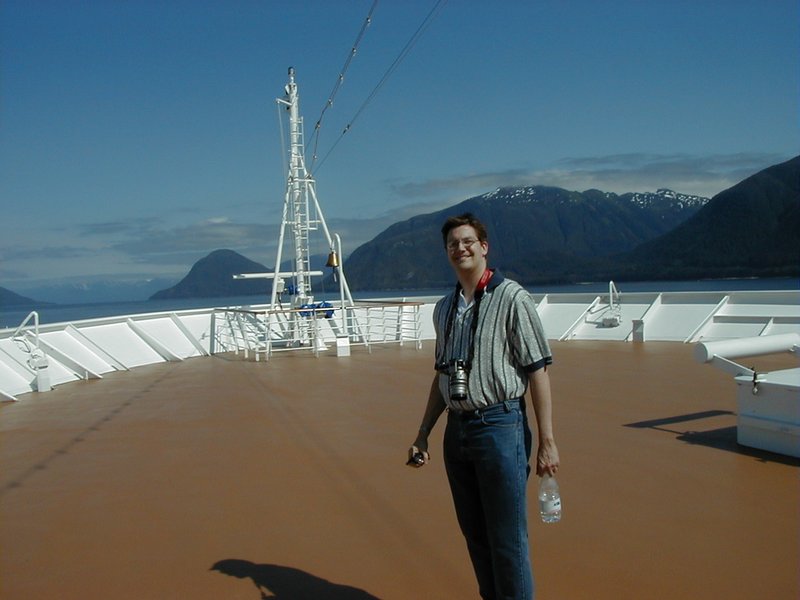 2000-07-05-Alaska-Cruise-05-Matt-bow-of-Ship.jpg