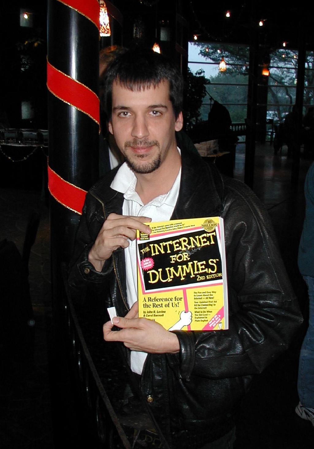 2000-12-14-Nowdocs-Xmas-Party-6-Clint-Internet-for-Dummies.jpg