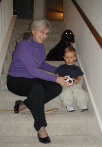 2001-02-02-Susana-Chance-Scout-stairs.jpg