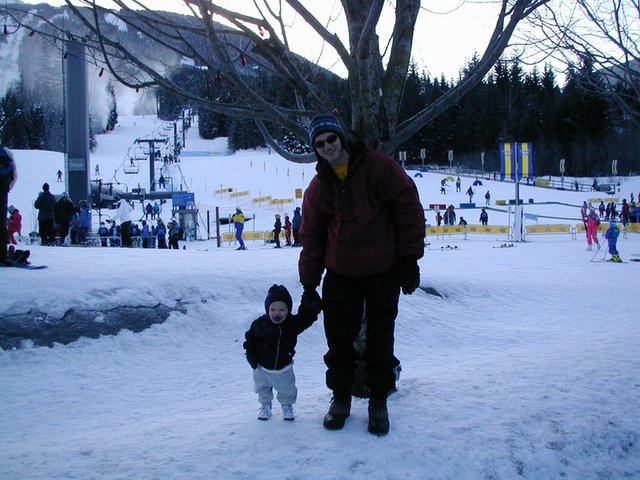 2001-02-12-Whistler-1-Justin-Vale-at-base-of-mountain.JPG