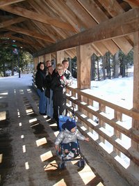 2001-02-11-Whistler-3-Gang-on-covered-bridge.JPG
