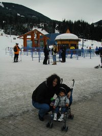 2001-02-14-Whistler-02-Suzi-Chance-at-base-of-Blackcomb.JPG