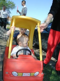 2001-03-04-Vale-1st-Bday-23-Chance-pushing-Vale-in-car.jpg