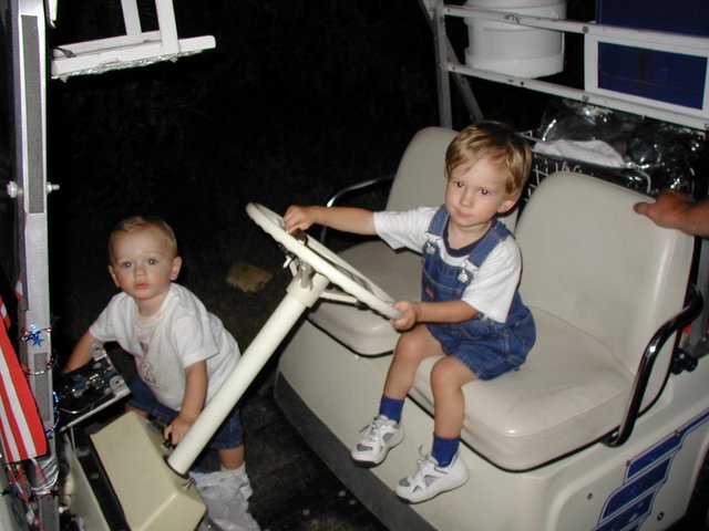 2001-07-03-16-Lost-Creek-CC-Party-Chance-Vale-in-golfcart.jpg