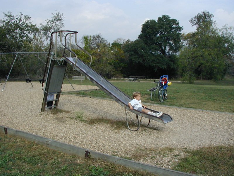 2001/11(November)/Camping-McKinney-Falls/800x600_2001-11-12-Camping-McKinney-Falls-20-Jack-slide.JPG