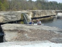 2001-11-12-Camping-McKinney-Falls-08-Chance-Travis-Jack-Matt.JPG