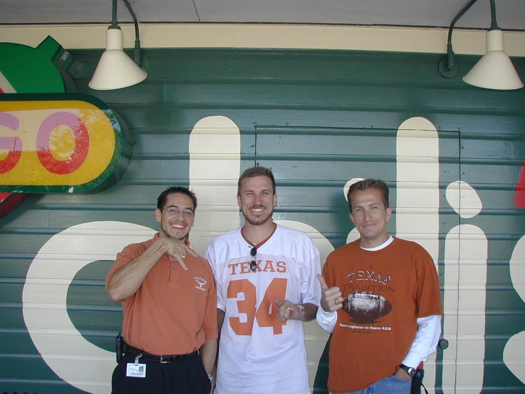 2001-11-30-Aggies-lost-bet-wearing-burnt-orange-3-Mike-Travis-Ryan.JPG