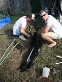 2001-09-03-Travis-Stan-fixing-broken-water-pipe-Labor-Day-1.JPG