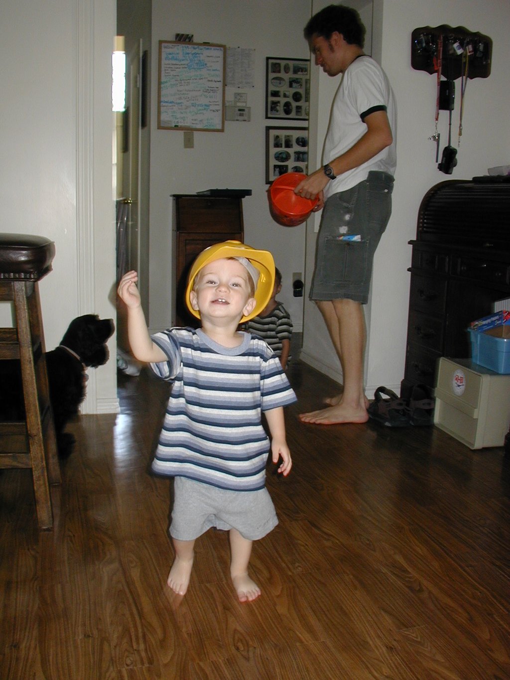 2002/10(October)/Chance-3rd-Birthday/1024x768_2002-10-05-Chance-3rd-Bday-38-Dax-in-hardhat.JPG