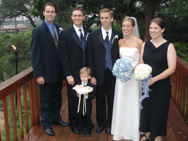 2002/10(October)/Josh-Heather-Wedding/640x480_2002-10-13-085-Josh-Heather-Wedding-Gary-Carl-Kim-Chance-tux.JPG