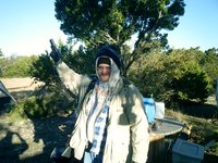 2002-12-12-Texas-Hunting-08-James-pistol.JPG