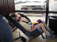 2003-04-15-Chance-asleep-at-Howdy-Honda.JPG