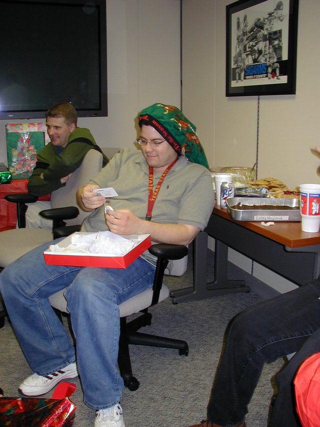 2003-12-18-AAC-Xmas-15-Eric-Casey-boxers-on-head.JPG