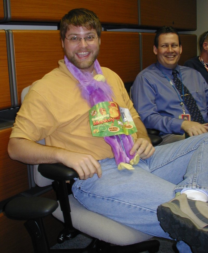 2003-12-18-AAC-Xmas-29-James-monkey-Steve.JPG