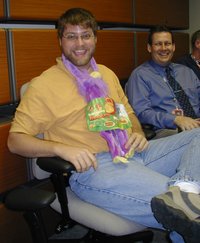 2003-12-18-AAC-Xmas-29-James-monkey-Steve.JPG