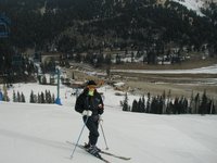 2004-01-20-Ruidoso-1-Suzi-skiing-empty-parking-lot.JPG