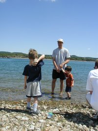 2004-04-03-Camping-Pace-Bend-34-Chance-throwing-rock-Travis-Dax.JPG