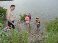 2004-07-18-Camping-Lake-Georgetown-1-Matt-Chance-Case-Dax-Jack.JPG
