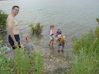 2004-07-18-Camping-Lake-Georgetown-5-Chance-Case-Dax-Jack-Matt.JPG