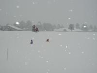2005-03-15-Ruidoso-snowed-in-13-sledding.JPG