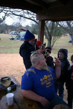 2007-01-06-CubScout-Enchanted-Rock-camping-12-Jack-shaves-MattRobertson-head.JPG