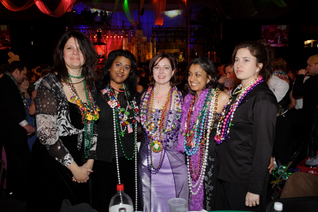 2007-02-17-Extravaganza-60-Kiffin-Neeta-Marci-Kavita-Suzi.JPG