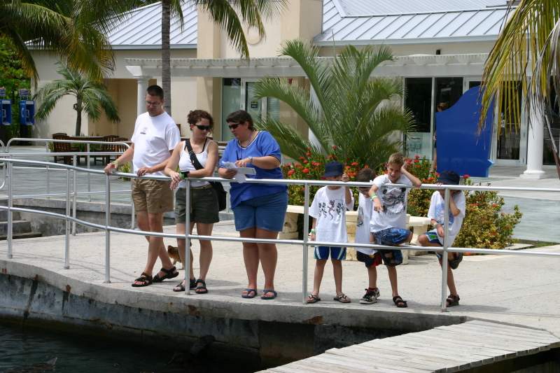 2007/09(September)/2007-Disney-Cruise/Day4-Grand-Cayman/800x600_2007-09-25-Disney-Magic-Cruise-07-Grand-Cayman-Turtle-farm-Matt-Suzi-Stacy-Dax-Case-Chance-Jack.JPG