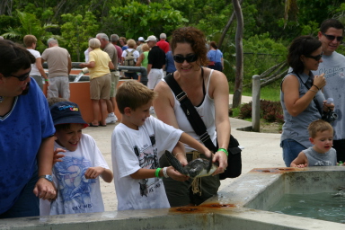 2007-09-25-Disney-Magic-Cruise-09-Grand-Cayman-Turtle-farm-Stacy-Jack-Chance-Suzi.JPG