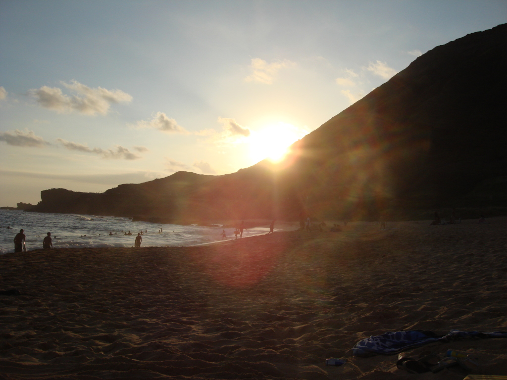 2008/01(January)/Hawaii/Jan08/Sandy-Beach/1024x768_2008-01-08-Hawaii-21-Sandy-Beach-sunset.JPG