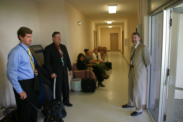 2008/01(January)/Hawaii/Jan16-American-Samoa/Work/2008-01-16-American-Samoa-VA-facility-01-Rick-Steve-Lydia-Juanita-Rob.JPG