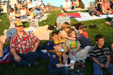 2008-04-14-Scout-night-Dell-Diamond-62-Tom-CJ-Jack-Chance-Andrew-Case.JPG