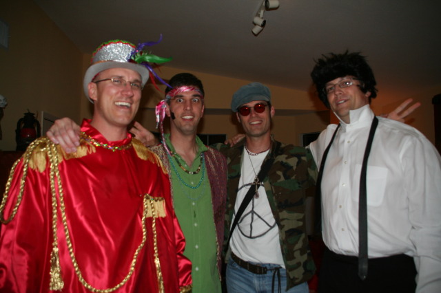 2009/09(September)/Beatles-RockBand-at-Alamo-Drafthouse/640x480_2009-09-20-Beatles-RockBand-Alamo-Drafthouse-05-Travis-Stan-Chris-Matt.JPG
