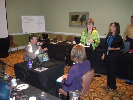 2009-09-16-ITOC-R1-Huntington-Beach-training-04-Steve-films-Lorie-Juanita-Lydia.JPG