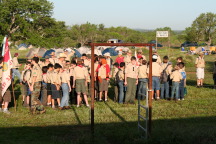 2012-03-31-Troop214-District-Camporee-Wolf-Mountain-08-Opening-Flag-ceremony.JPG