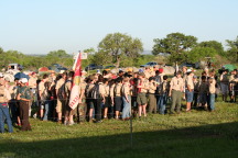 2012-03-31-Troop214-District-Camporee-Wolf-Mountain-09-Opening-Flag-ceremony.JPG