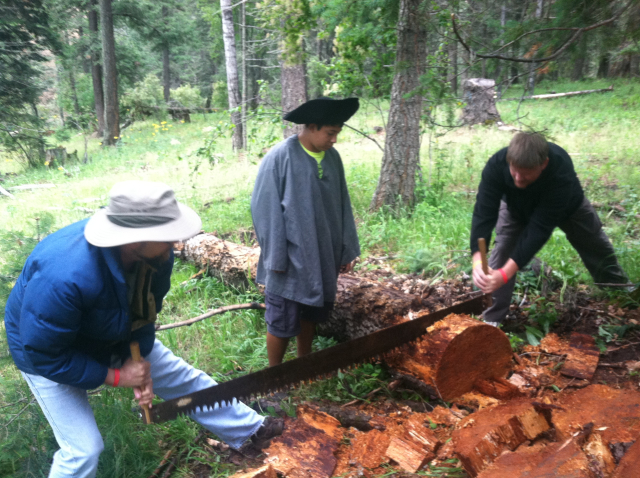 2012-07-Camp-Wehinapay-065-Mountain-Man-Matt-Chris-saw.jpg