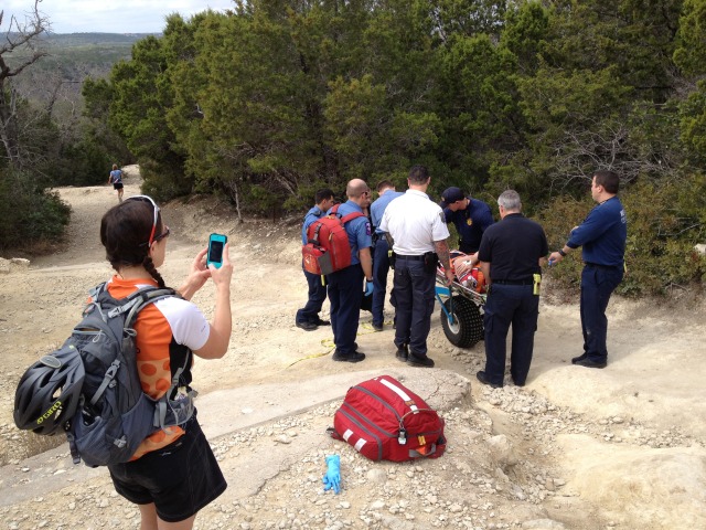 2013/01(January)/Troop214-Barton-Creek-hike/640x480_2013-01-27-Practice-Hike-Barton-Springs-Trail-assisting-hurt-biker-11.JPG