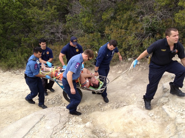 2013/01(January)/Troop214-Barton-Creek-hike/640x480_2013-01-27-Practice-Hike-Barton-Springs-Trail-assisting-hurt-biker-13.JPG