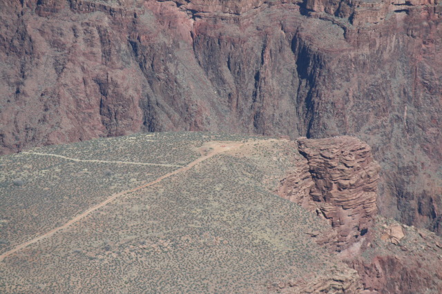 2013-03-16-Grand-Canyon-025-Indian-Gardens-Chance-Nathan-Lance-Matt-Travis-making-red-dot.JPG