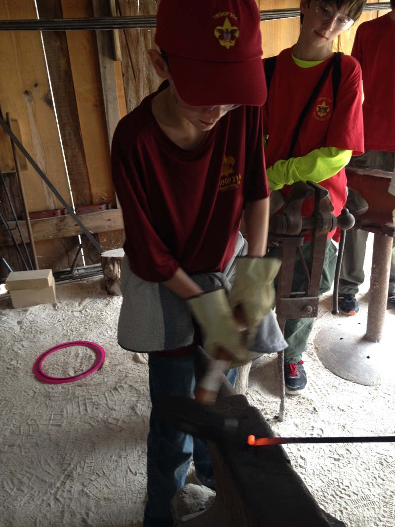 2014/02(February)/Troop214-and-Troop990-Wild-West-Bluestem-Camping/800x600_2014-02-22-Troop214-990-Bluestem-003-BlackSmith-Jordan.JPG