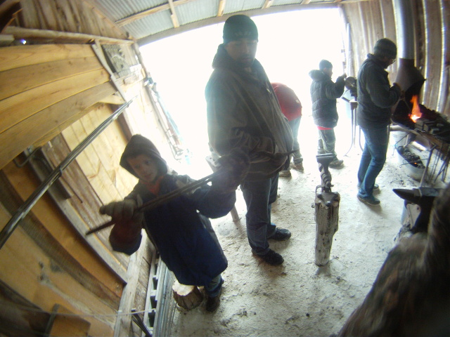 2015/02(February)/Troop214-Bluestem-with-Troop990/640x480_2015-02-28-Troop214-Troop990-Bluestem-23-blacksmith-forge-ConnorM.JPG