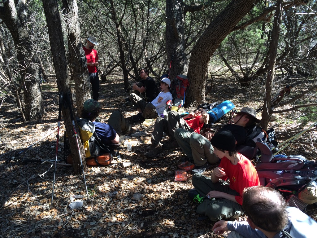 2015/02(February)/Troop214-Colorado-Bend-Philmont-prep/1024x768_2015-02-07-Philmont-Shakedown2-Colorado-Bend-State-Park-08-Troy-Carson-Nathan-Chance-Sebastian-Will-Dax.JPG