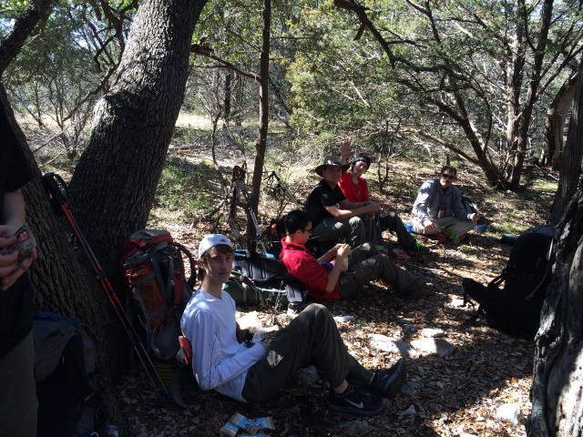 2015/02(February)/Troop214-Colorado-Bend-Philmont-prep/640x480_2015-02-07-Philmont-Shakedown2-Colorado-Bend-State-Park-04-Chance-Sebastian-Will-Dax-Carl.JPG