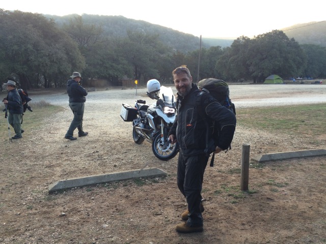 2015-02-08-Philmont-Shakedown2-Colorado-Bend-State-Park-01-Will-Ron-Troy-BMW.JPG