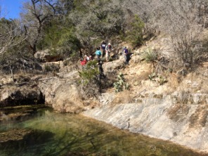 2015-02-07-Philmont-Shakedown2-Colorado-Bend-State-Park-09-Dax-Sebastian-Chance-Rhys-Carl-Becky.JPG