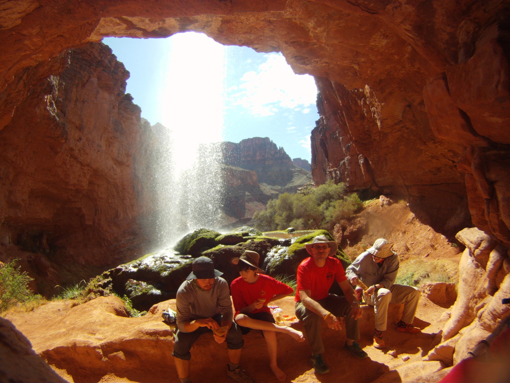 2015/03(March)/Grand-Canyon/1024x768_2015-03-17-Grand-Canyon-31-Ribbon-Falls-Connor-Dax-Travis-Carl.jpg