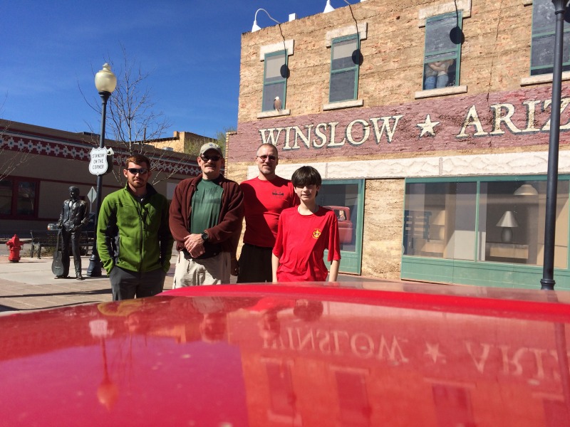 2015/03(March)/Grand-Canyon/800x600_2015-03-15-Grand-Canyon-02-Standin-on-the-corner-in-Winslow-Arizona-Connor-Carl-Travis-Dax.jpg