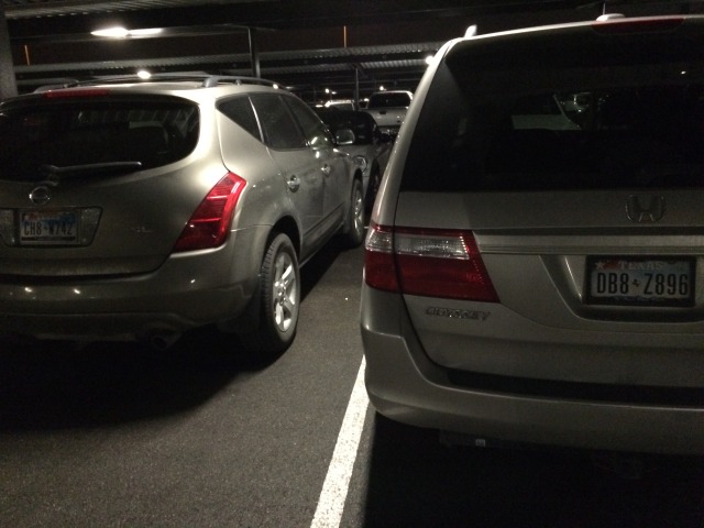 2015-06-18-Randomly-parked-next-to-wife's-car-at-airport-1.JPG